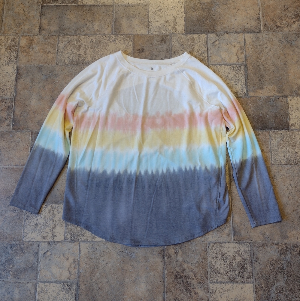 Dip dyed open back top size XL